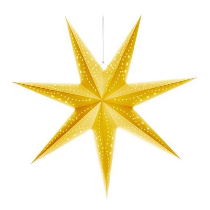 LED Vánoční dekorace 20xLED/2xAA 60 cm teplá bílá zlatá hvězda
