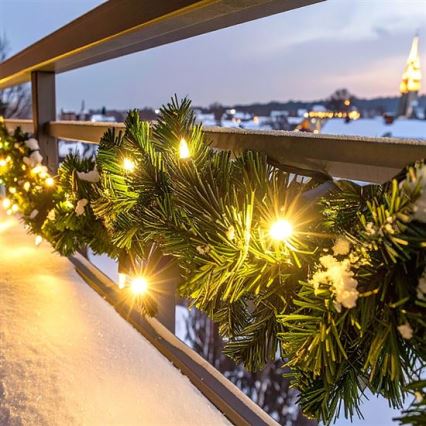 LED Venkovní vánoční dekorace GIRLANDA 112xLED/3,6W/230V 700 cm IP44