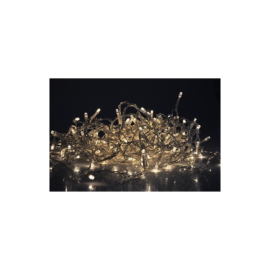 LED Vánoční venkovní světelný závěs 120xLED/230V 3m IP44