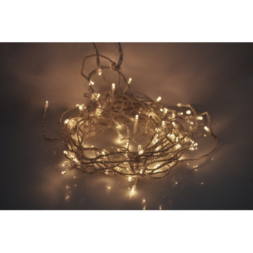 LED Vánoční venkovní světelný závěs 120xLED/230V 3m IP44
