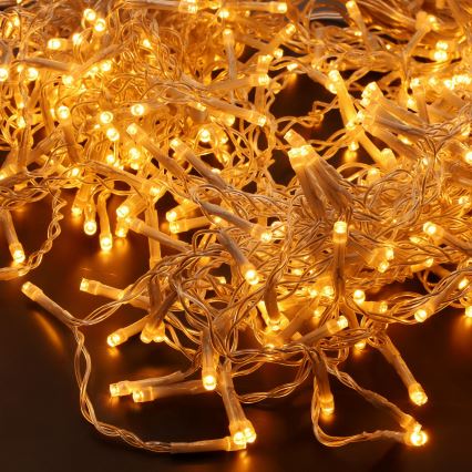 LED Venkovní  závěs 360xLED/8 funkcí 15m IP44 teplá bílá