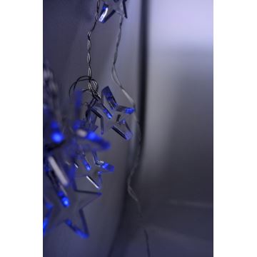 LED Vánoční řetěz 10xLED/2xAA 2,5m modrá