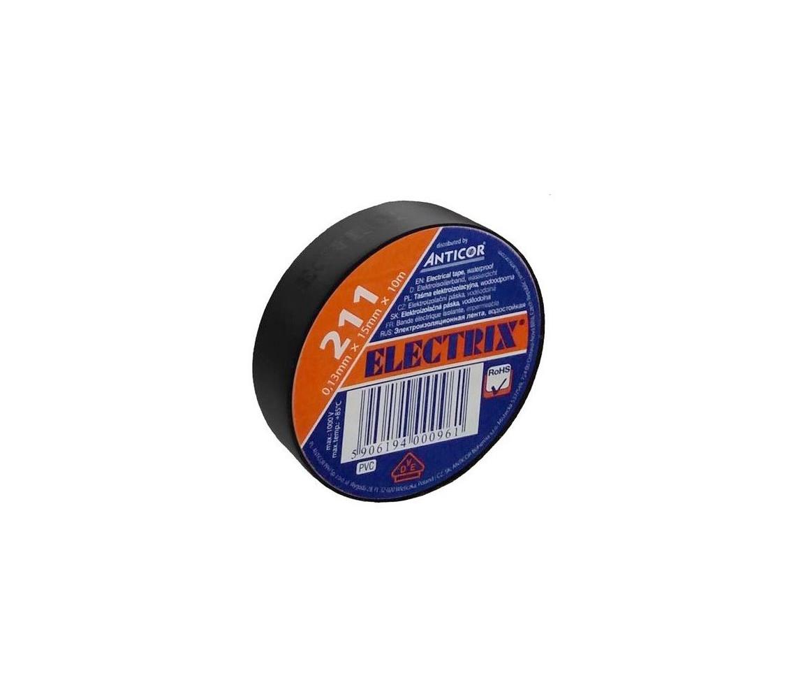 Solight Solight AP05C − Izolační páska ELECTRIX 10m, černá SL0706