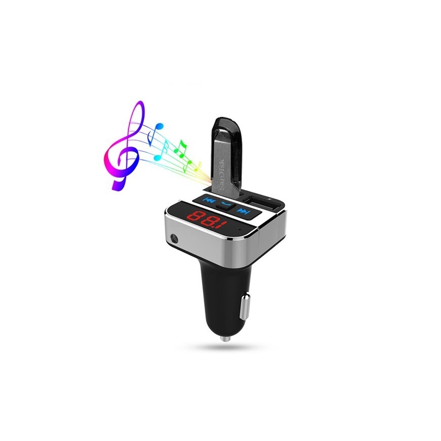 FM Transmitter do auta LED/12/24V