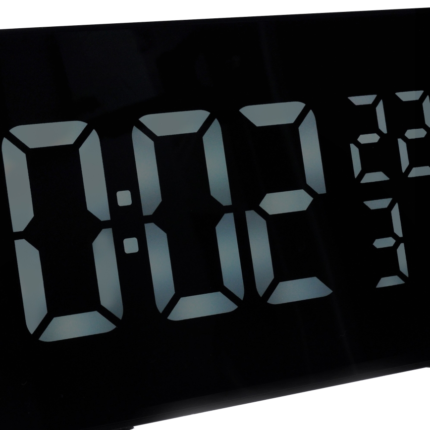 Meteostanice s LCD displejem, budíkem a projektorem 1xCR2032