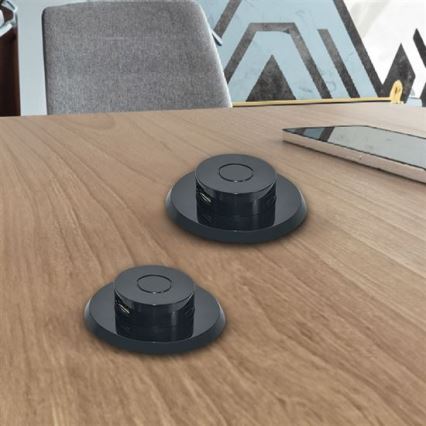 Vestavná USB nabíječka USB A+C černá