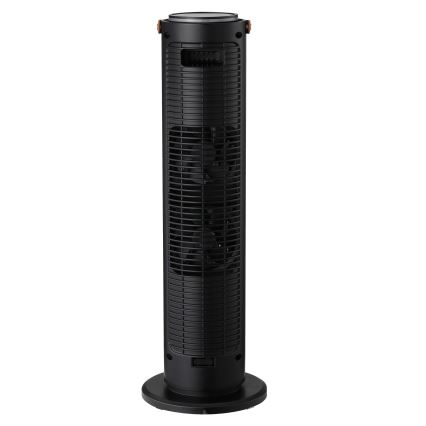 Sloupový ventilátor s keramickým topným tělesem 2000W/230V černá