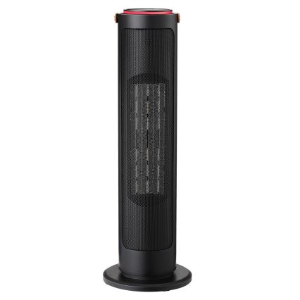 Sloupový ventilátor s keramickým topným tělesem 2000W/230V černá