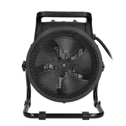 Podlahový ventilátor s keramickým topným tělesem 3000W/230V černá