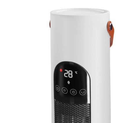 Sloupový ventilátor s topným tělesem 2000W/230V + dálkové ovládání