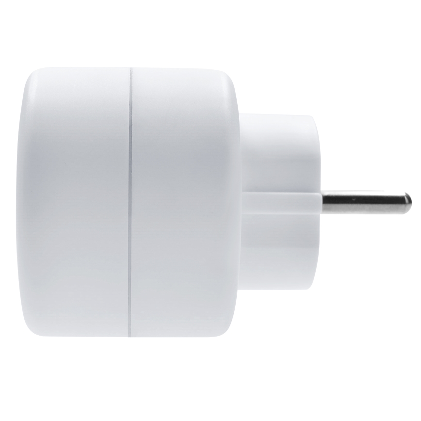 Rozbočovací zásuvka s vypínačem 2x 10A bílá