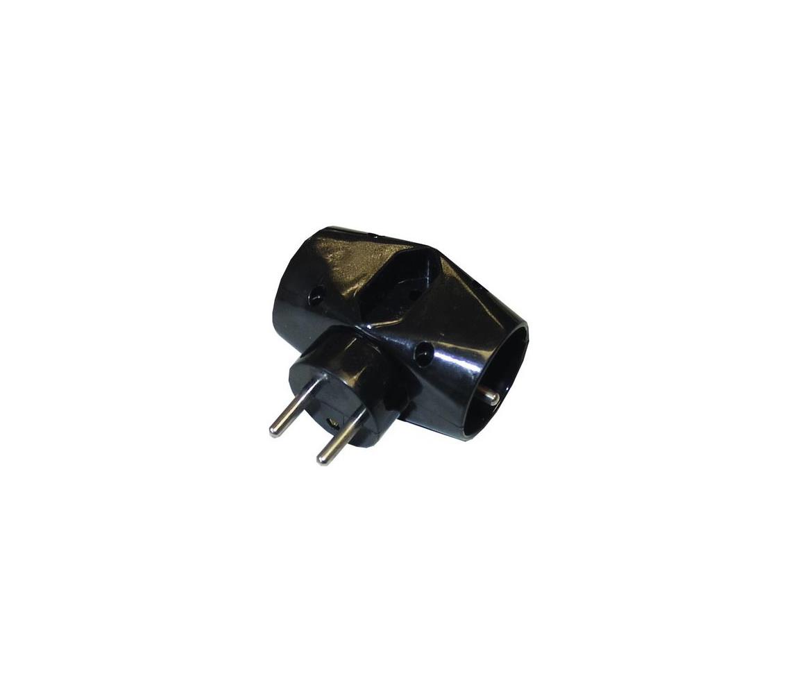 Solight Solight P92 - Rozbočovací zásuvka 1x2,5A + 2x10A/230V SL0574
