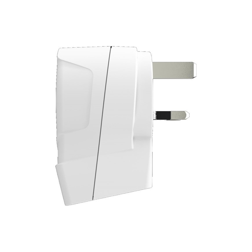 Cestovní adaptér pro UK 230V + 2x USB port
