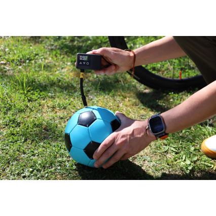 Digitální kapesní kompresor 500 mAh 5V černá