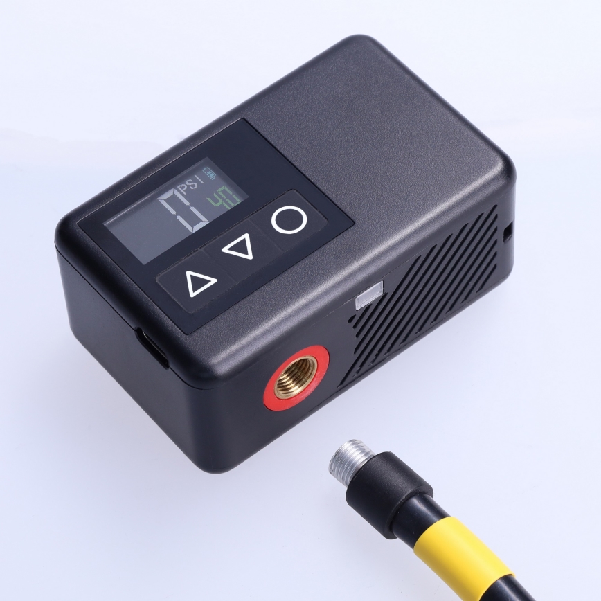 Digitální kapesní kompresor 500 mAh 5V černá