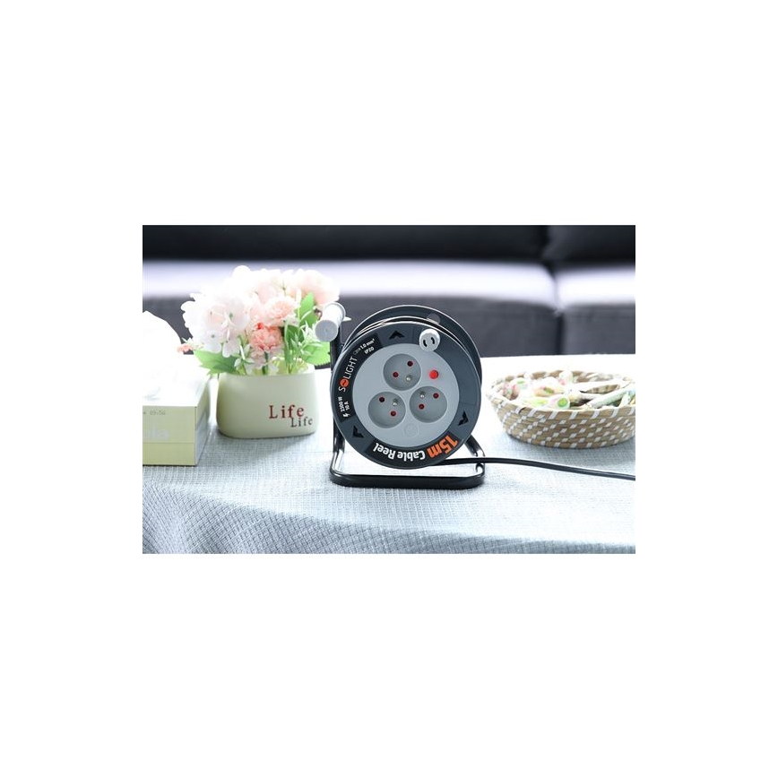 Prodlužovací kabel na bubnu 3Z 12 m