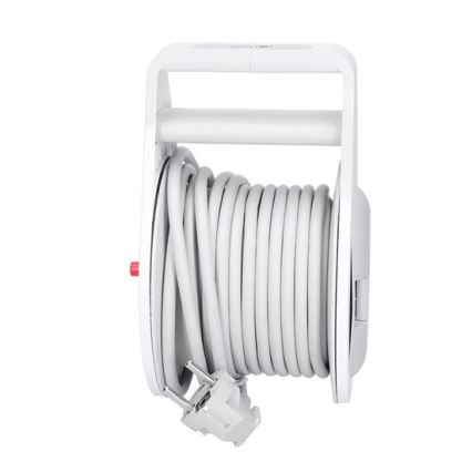 Prodlužovací kabel na bubnu 2Z + USB A+C 10 m