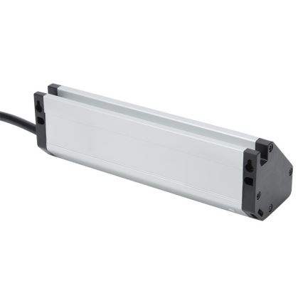 Prodlužovací kabel 3Z + 2xUSB 1,5 m hliník/černá
