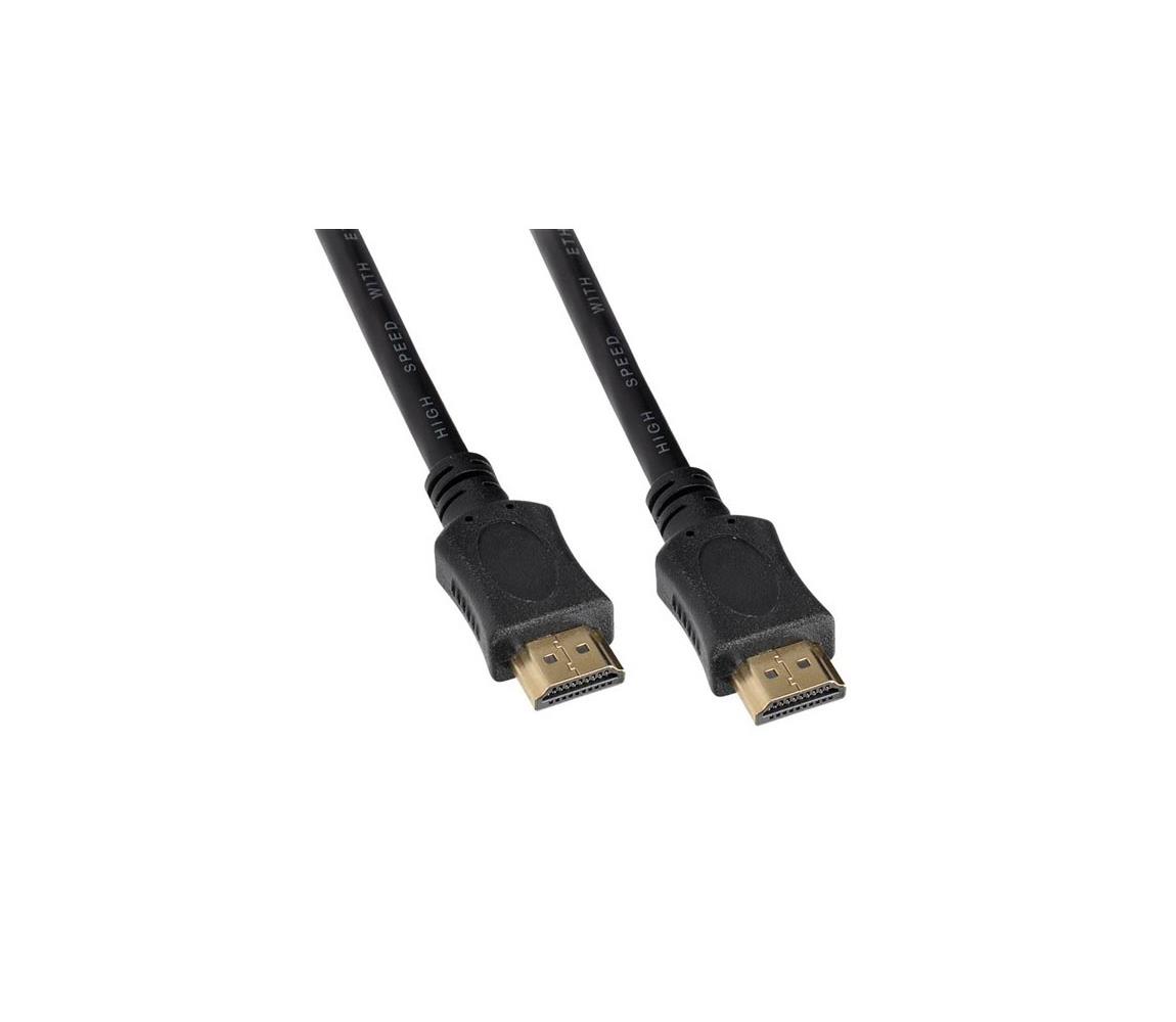 Solight Solight SSV12215 − HDMI kabel s Ethernetem, HDMI 2.0 A konektor SL0858