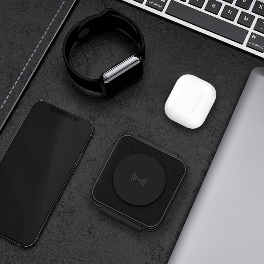 Bezdrátová nabíječka 3v1 15W