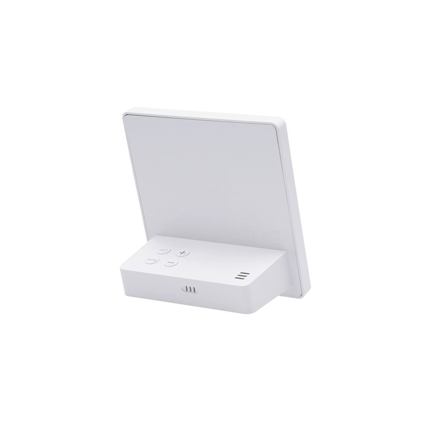 Digitální teploměr 5V/2xAAA + 2xAAA bílá