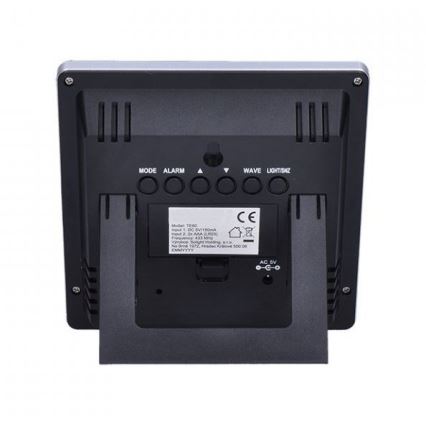 Meteostanice s LCD displejem 230V černá