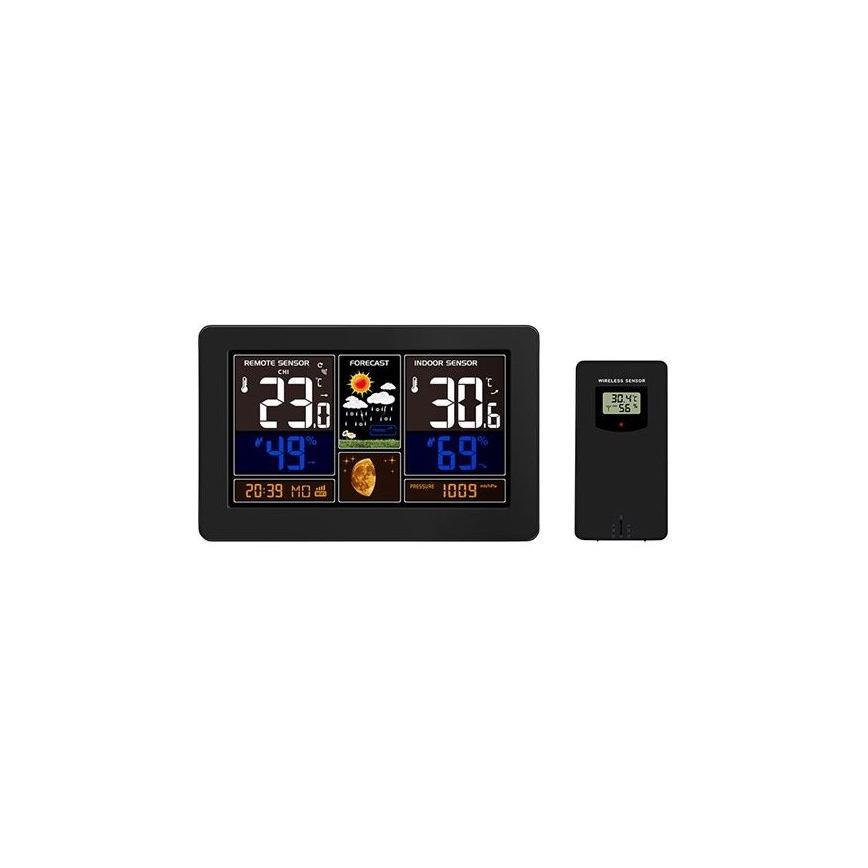 Meteostanice s barevným LCD displejem 2xAA/5V Wi-Fi Tuya