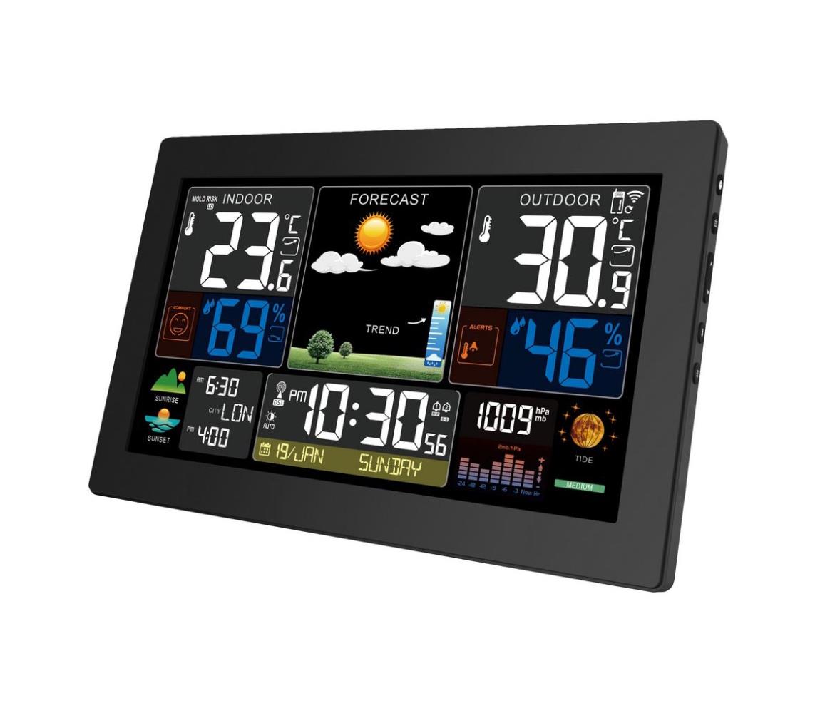 Solight Solight TE81XL - Meteostanice s barevným LCD displejem 2xAA/5V SL1098