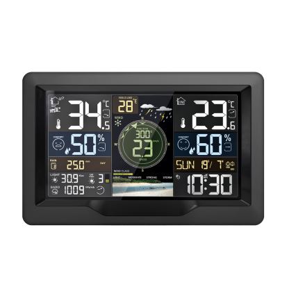 Profofesionální meteostanice s barevným LCD displejem 5V/2xAA + 3xAA + 2xAA Wi-Fi Tuya