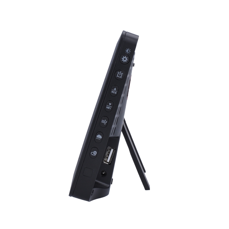 Profofesionální meteostanice s barevným LCD displejem 5V/2xAA + 3xAA + 2xAA Wi-Fi Tuya
