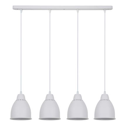 LED Lustr 4xE27/8W/230V bílá 14cm