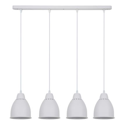 LED Lustr 4xE27/10W/230V bílá 14cm