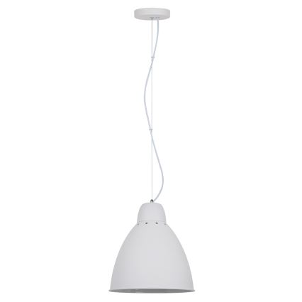 LED Lustr 1xE27/8W/230V bílá 29,5cm