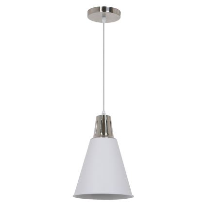 LED Lustr 1xE27/8W/230V bílá 22cm