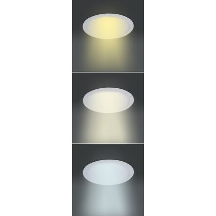 LED Podhledové svítidlo LED/18W/230V 3000/4000/6000K pr. 22,5 cm bílá