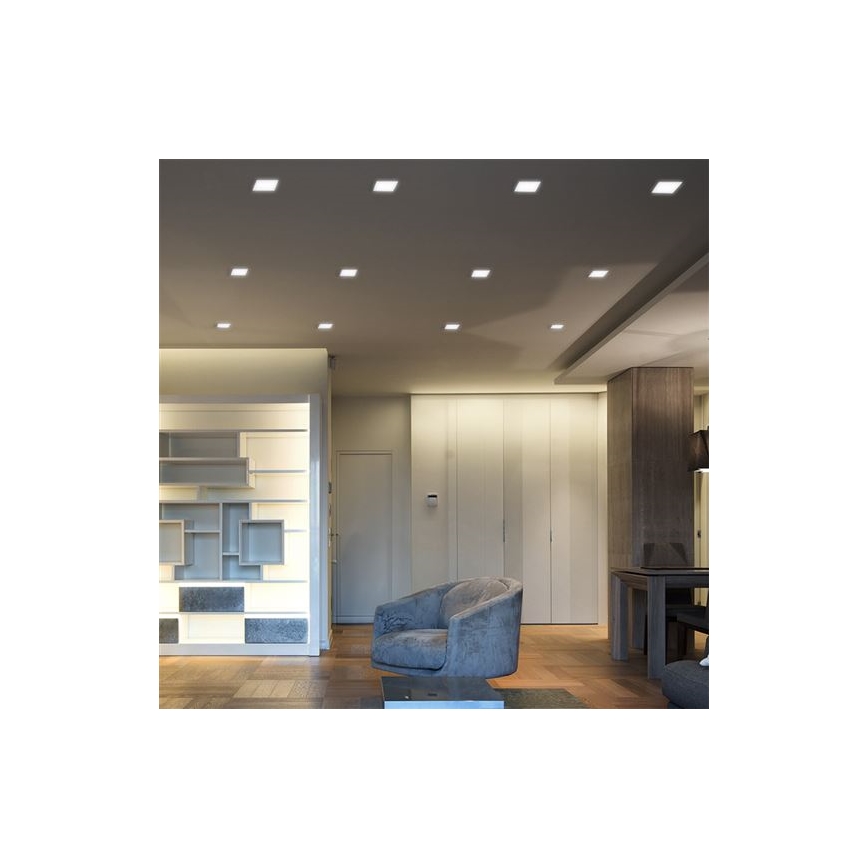 LED Panel LED/18W/230V 3000/4000/6000K 22,5x22,5 cm bílá