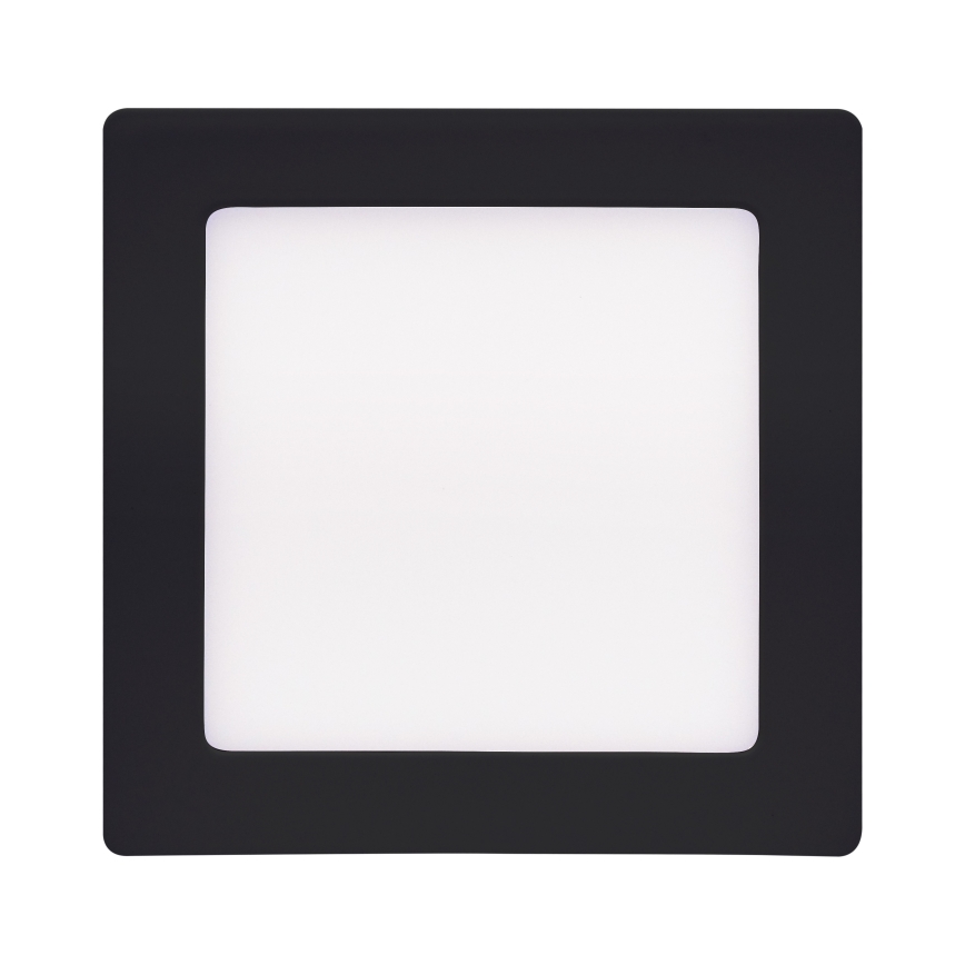 LED Stropní svítidlo LED/12W/230V 3000/4000/6000K černá hranatý