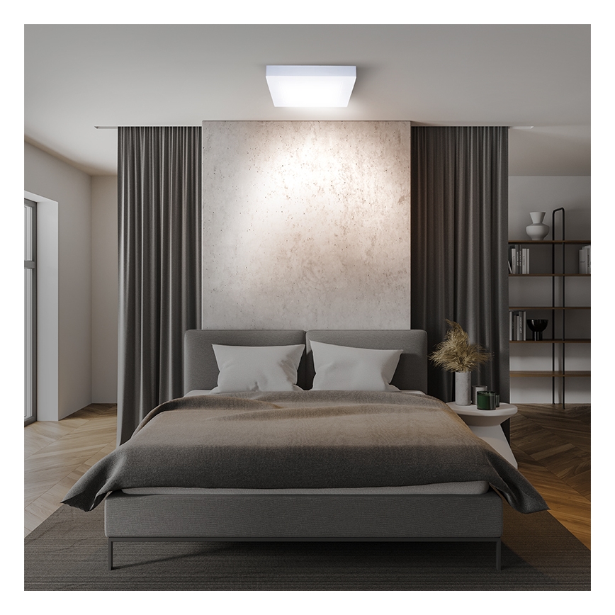 LED Stropní svítidlo LED/18W/230V 3000/4000/6000K 22,5x22,5 cm bílá