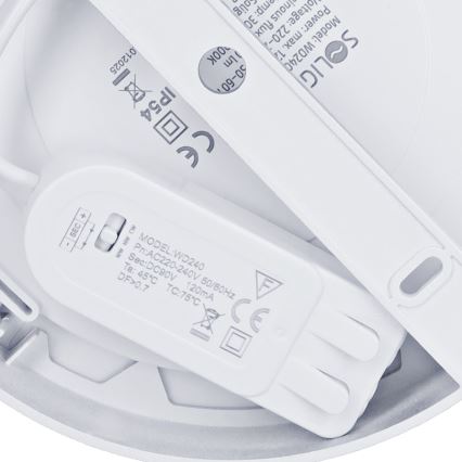 LED Přisazený/podhledový panel 2v1 LED/12W/230V 3000/4000/6000K pr.17cm IP54 stř