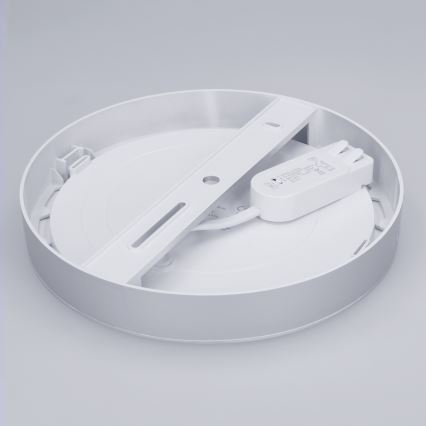 LED Přisazený/podhledový panel 2v1 18W/230V 3000/4000/6000K pr. 22,5 cm IP54 stř