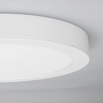 LED Přisazený/podhledový panel 2v1 18W/230V 3000/4000/6000K pr.22,5 cm IP54 bílá