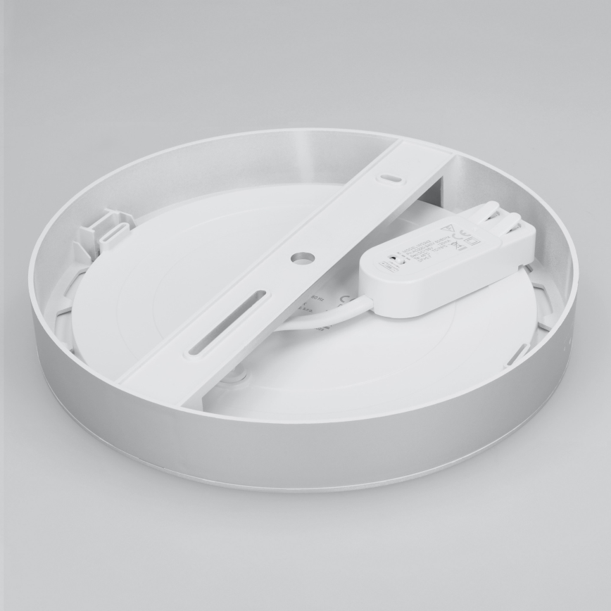 LED Přisazený/podhledový panel 2v1 18W/230V 3000/4000/6000K pr.22,5 cm IP54 bílá