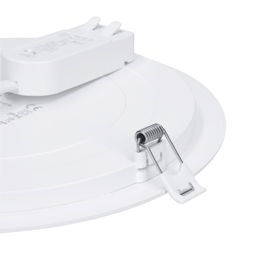 LED Přisazený/podhledový panel 2v1 18W/230V 3000/4000/6000K pr.22,5 cm IP54 bílá