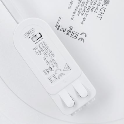 LED Přisazený/podhledový panel 2v1 24W/230V 3000/4000/6000K pr. 30 cm IP54 bílá