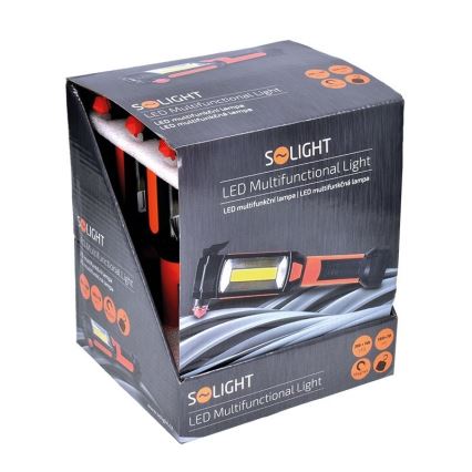 LED Multifunkční svítilna LED/3W + LED/1W, 3xAAA IP44