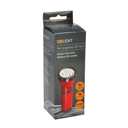 LED nabíjecí svítilna 9xLED/4V