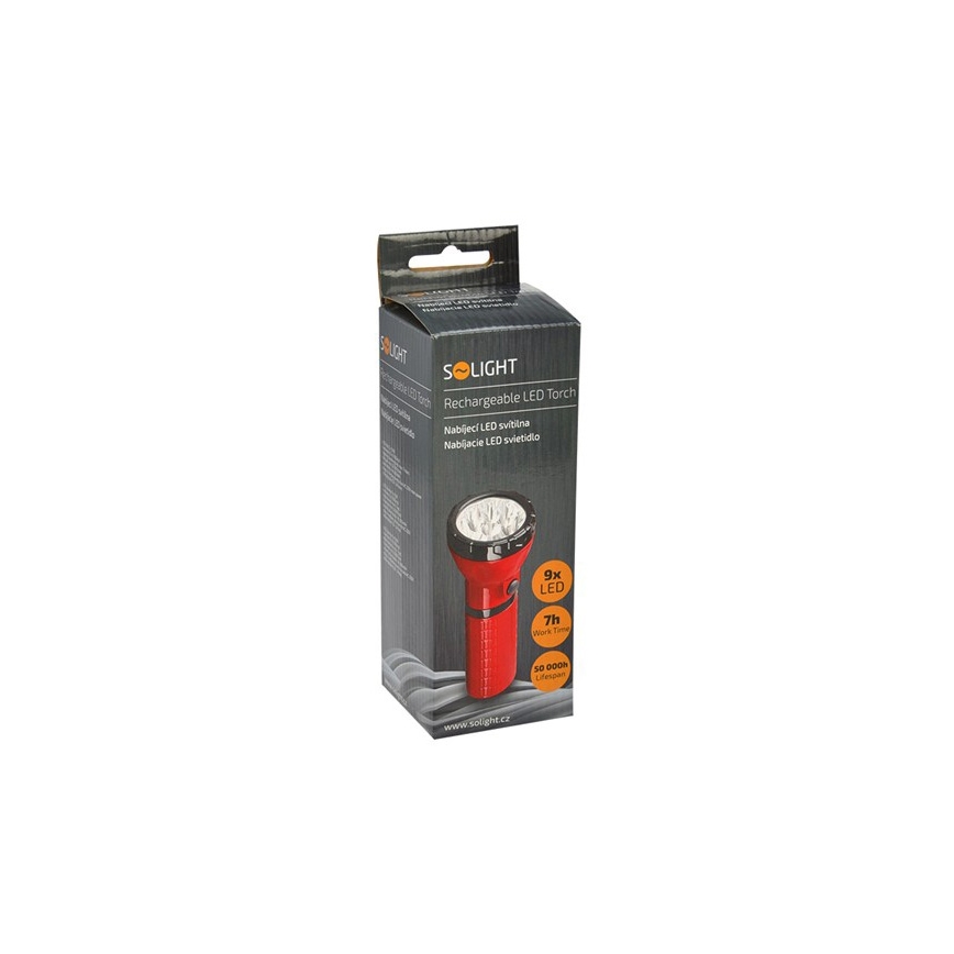 LED nabíjecí svítilna 9xLED/4V