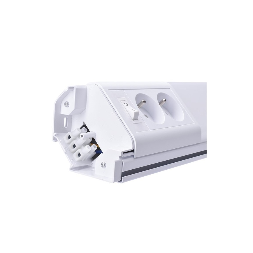 LED Podlinkové svítidlo se zásuvkami LED/10W/230V