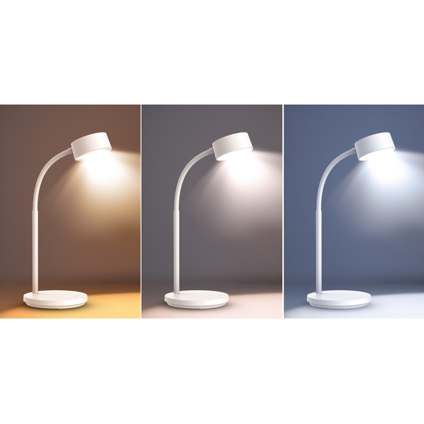 LED Stmívatelná dotyková stolní lampa LED/4,5W/5V 3000/4000/6500K bílá