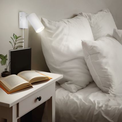 Nástěnné svítidlo CELE 1xGU10/30W/230V bílá